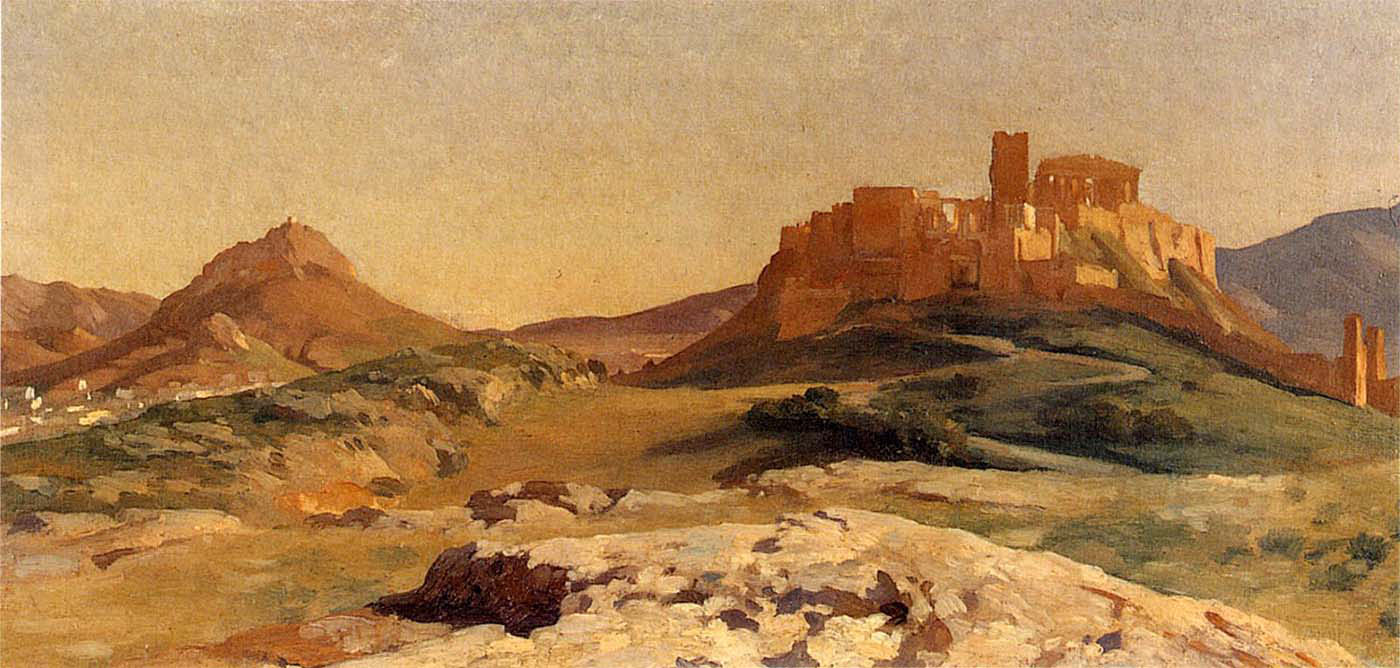 Athens with the Genoese Tower-Pnyx in the Foreground